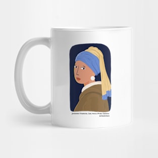 Johannes Vermeer Girl with a Pearl Earring Classical Art Memes Mug